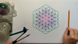 Семя Жизни. Цветок жизни. Плод Жизни. Как нарисовать. П?