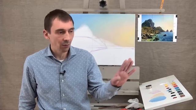 Марафон для художников "Горы и море". Часть 1 | Школа морского пейзажа Дмитрия Розы | Картина маслом