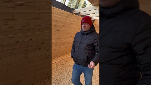 ПРОЦЕСС СТРОИТЕЛЬСТВА А-ФРЕЙМА! ДОМ-ШАЛАШ КАК ПОСТРОИ? смотреть онлайн