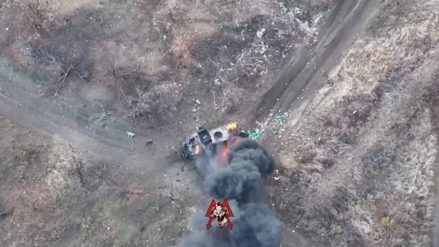 Расчеты FPV 80 ОРБ«Спарта»производят круглосуточное минирование всех маршрутов передвижения ВСУ !!!