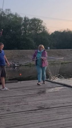 Поимка осетра