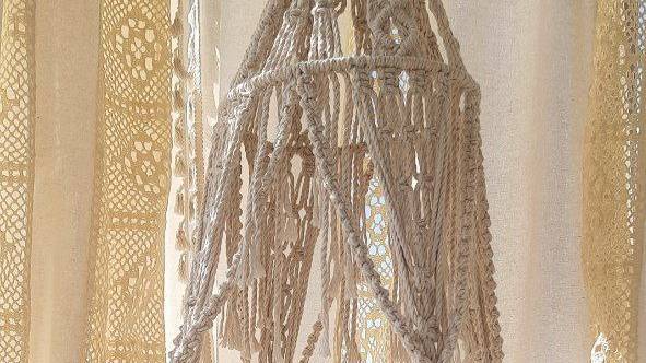 Котошатер, подвесная лежанка для кота в технике макраме 🤍 смотреть онлайн