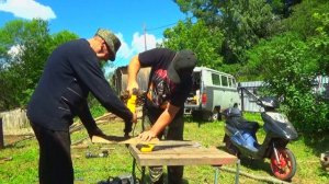 Купил показываю сабельная пила  Deko DKRS сравнение полот?