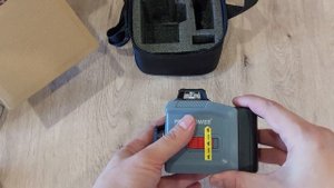 Распаковка — Лазерный уровень Profipower NL-12G / E0214