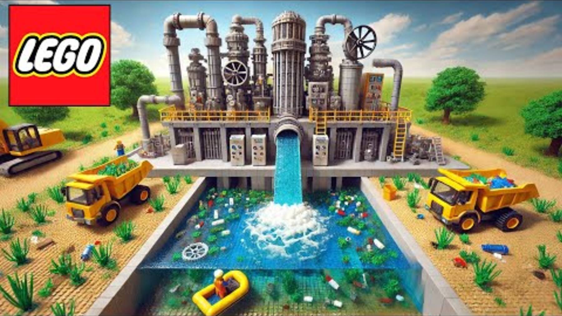Технология Lego Извлекает Миллионы Пластиков из Океана 🗑️ Технология Lego Auto. Конструктор лего.