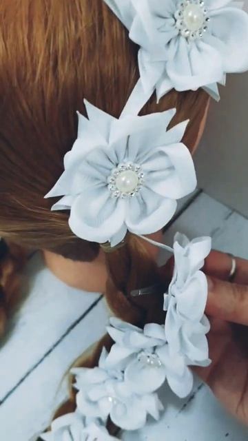 Лента в косу. Лента для причёсок. Ссылки для заказа в з? смотреть онлайн