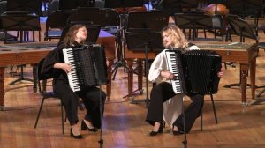 ПЬЯЦЦОЛЛА Танго дьявола - Ксения Гавва Анастасия Татарина / PIAZZOLLA Tango Del Diablo accordion duo