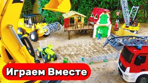 Машинки мультики ! 🧑🌾 Сельское хозяйство и техника — играем в ферму и учимся выращивать овощи