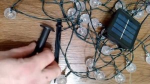 гирлянда на солнечной батареи