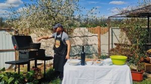 Полевой кулеш Или Козацкая Каша в казане на мангале Fire