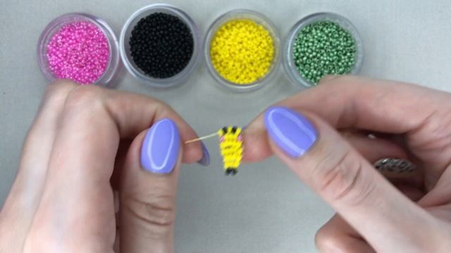 Фигурки из бисера  БАНАН  Простой мастер-класс для начинающих Овощи DIY Хобби и творчество