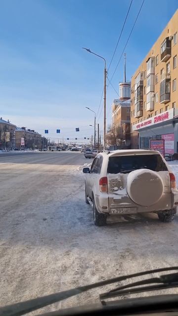 Омск,погода. Центр города.12.01.24. смотреть онлайн