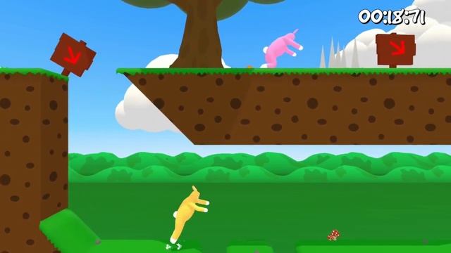 Я ДАВНО ТАК НЕ СМЕЯЛАСЬ, ПОЛНЫЙ УГАР ИГРАЕМ В SUPER BUNNY MAN смотреть онлайн