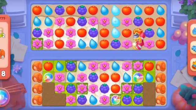 сложный уровень 13779 в Gardenscapes #gardenscapes#game#puzzle#головоломк?