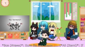 Реакция персонажей Gate на историю Первой мировой (Част?