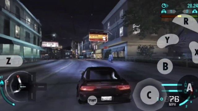 Устроил погоню на Nissan 240SX NFS Carbon (Nintendo GameCube) смотреть онлайн