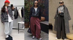 С ЧЕМ НОСИТЬ ШИРОКИЕ БРЮКИ ЗИМОЙ ?