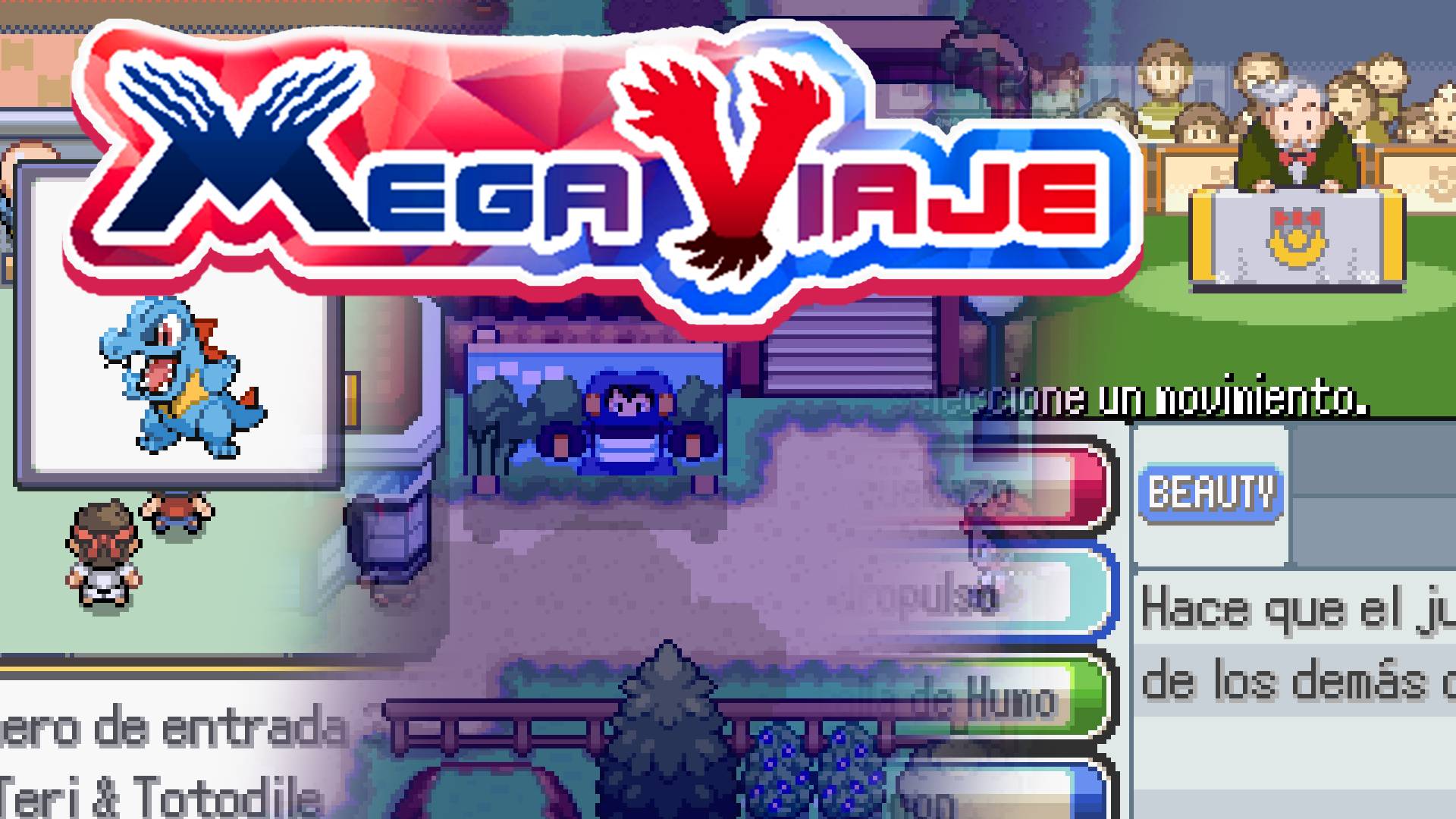 Pokemon Mega Viaje — игра, созданная испанскими фанатами, новая история, новый регион, мега, максима