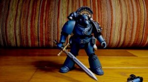Поединок Ультрамарина и Сына Хоруса. Анимация Warhammer 4000