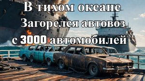 Пожар на автовозе: в тихом океане что произошло?