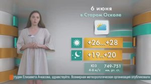 Погода в Старом Осколе на 6 июня