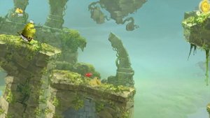 Rayman Legends прохождение уровня замок в небесах.