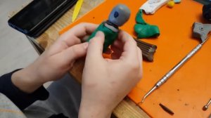 Лепим вместе с Тасей. Охотник из "Маленьких кошмаров"