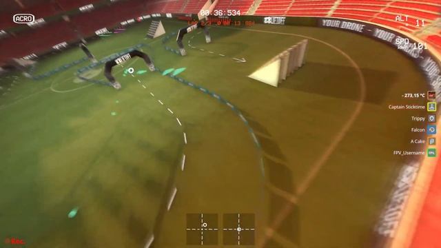 38.Симулятор Liftoff гонки трасса "Mexican Wave" 01-08 смотреть онлайн