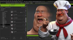 Рабочий процесс над мимикой лица в Character Creator и ZBrush