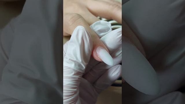 Комби маникюр. Клюющие ногти. Коррекция ногтей // Combi Mani