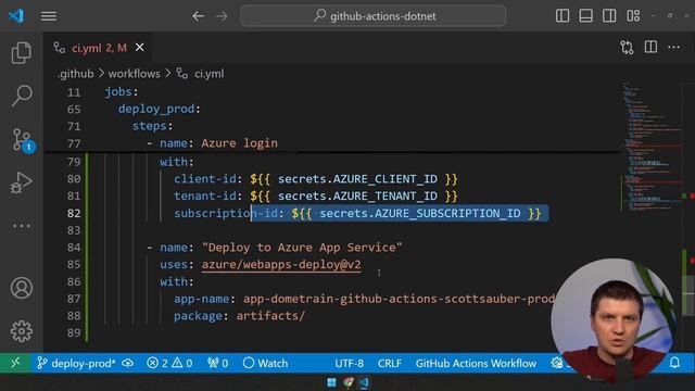 24. Using Environments in our CD workflow