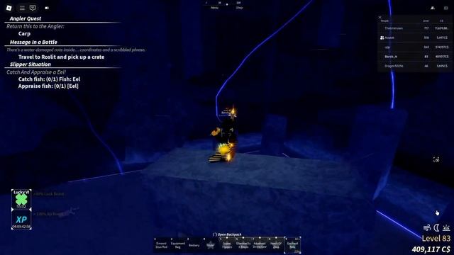 В 1 раз ловлю кракена в фиш... Fisch roblox смотреть онлайн