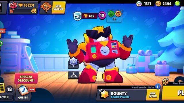 Пуш 140к Brawl stars. Серия 4. Бесплатный бравлер. Let's go. смотреть онлайн