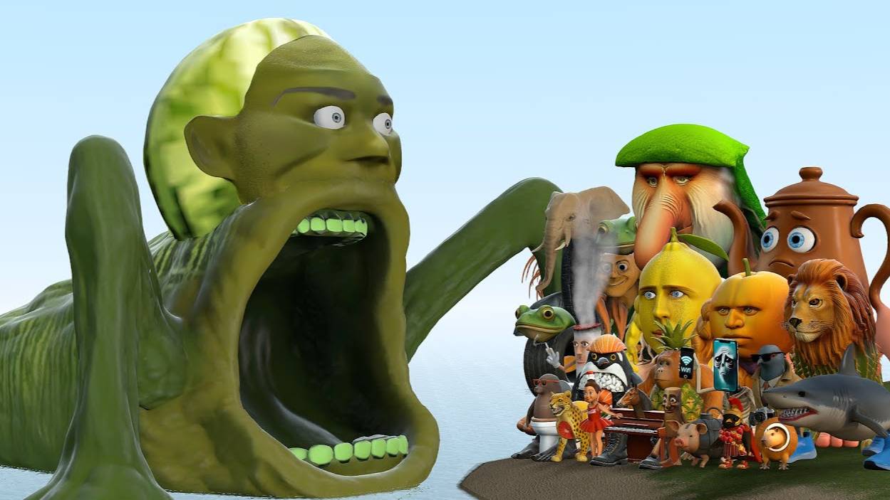 Новый Лин Ган, Пожиратель Дыни и Моря Против Всех Итальянских Мемов Brainrot смотреть онлайн