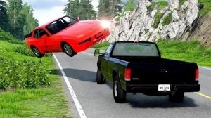 Автокатастрофы на большой скорости #245 - BeamNG Drive