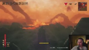 Valheim с друзьями. 28 Осваиваемся в пепельных землях. Нарезка стрима.