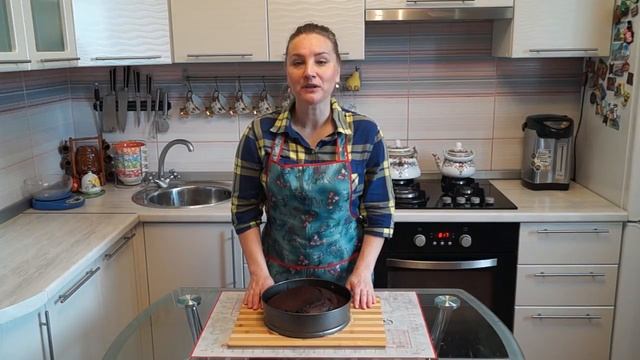 Домашний шоколадный тортик. Просто объедение)