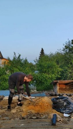 Айтишкини восстанавливают дом #жизньвдеревне #реки#деньвдеревне #деревня #частныедома #рекомендации