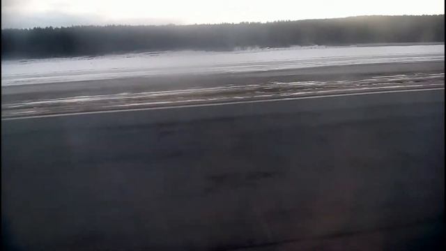 Посадка зимой в Красноярске. смотреть онлайн