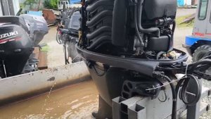 Запуск мотора Yamaha F50 2014 год.