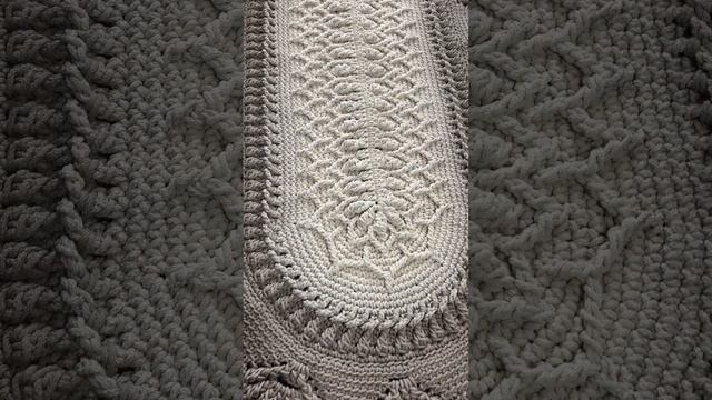 Ковёр крючком из полиэфирного шнура с использованием смотреть онлайн