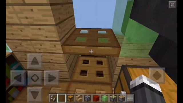 Летающий дом в Minecraft Pocket Edition 0.15. 7-0.16.0 смотреть онлайн