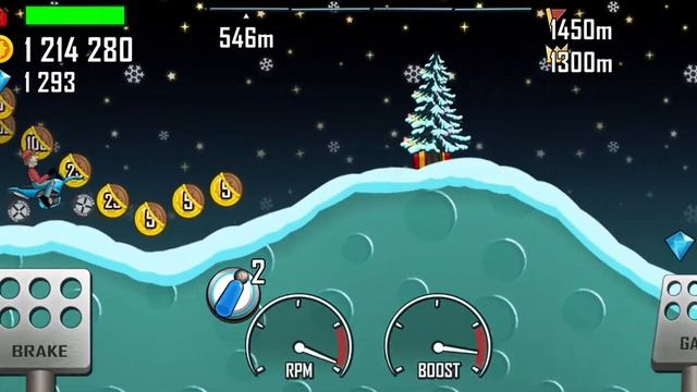 Играю в "Hill Climd Racing" прохожу сразу 3 карты "Марс", "Рождес? смотреть онлайн