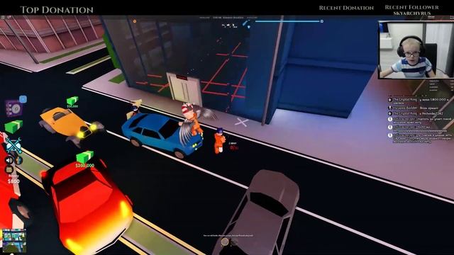 Roblox Jailbreak FIRETRUCK! гонки с подписчиками , грабим и копим д? смотреть онлайн