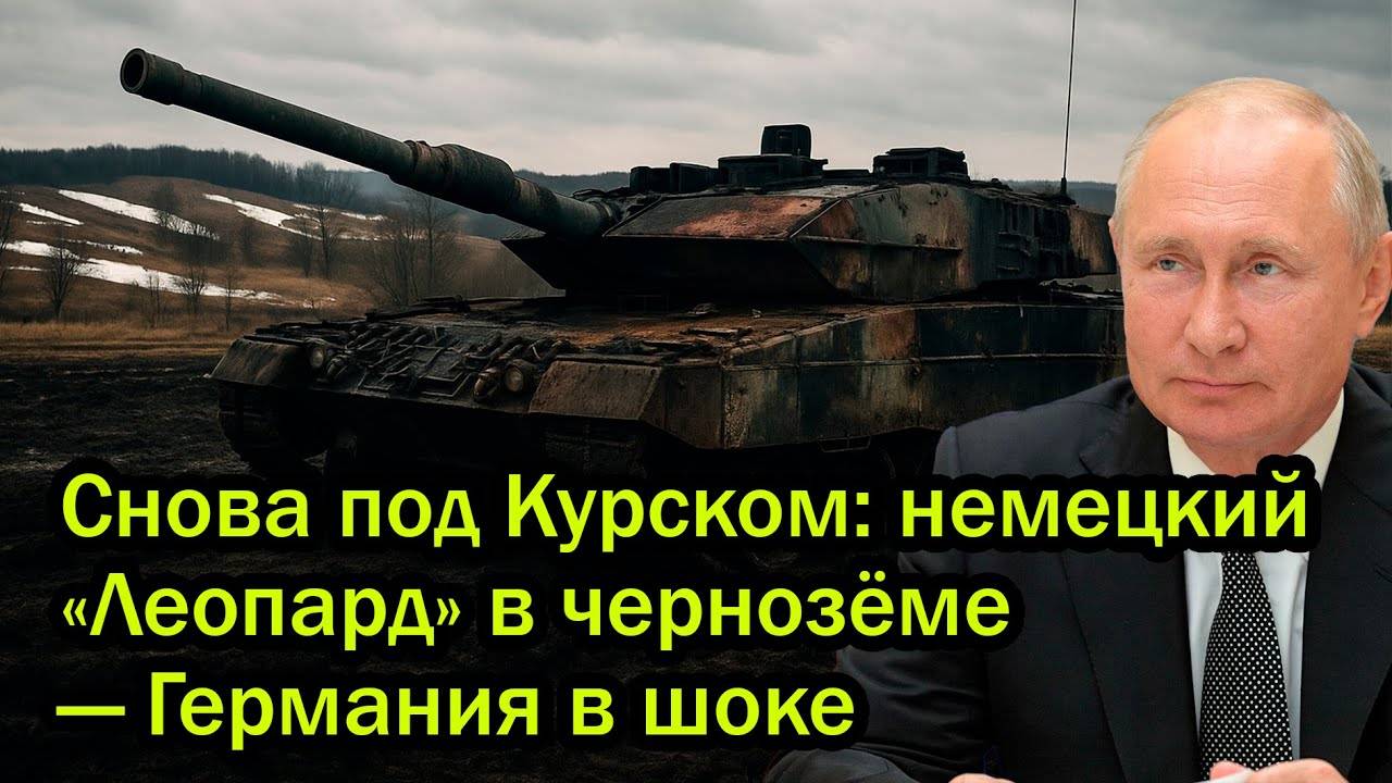 Вот это да! Русские вскрыли Леопард под Курском: то, что оказалось внутри, повергло Европу в шок!
