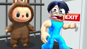👮ПОБЕГ ИЗ ТЮРЬМЫ ЛАБУБУ В РОБЛОКС! ROBLOX