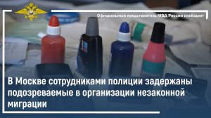 В Москве сотрудниками полиции задержаны подозреваемые в организации незаконной миграции