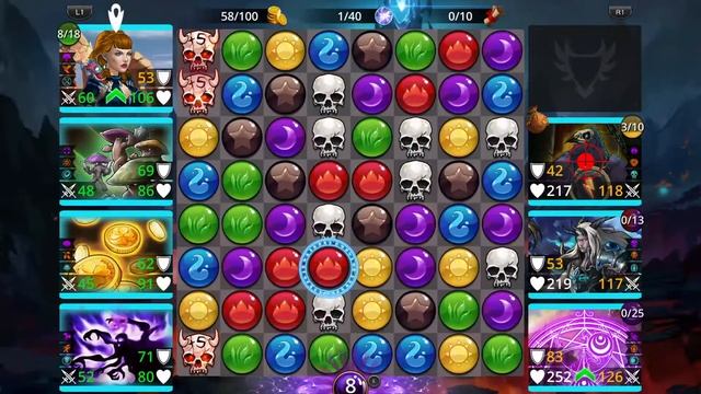 Gems of War Башня беды (зелёные) смотреть онлайн