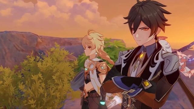 Задание легенд Чжун Ли. Катсцена с дедом на русском смотреть онлайн