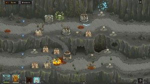 Прохождение Kingdom Rush Frontiers Veteran - Level 14 Спуск во тьме  Heroic